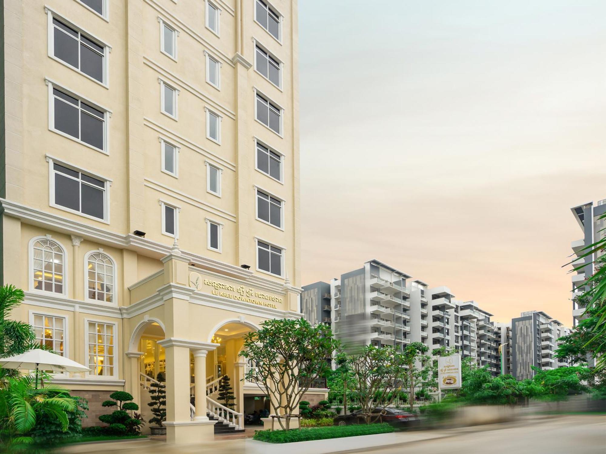 Le Kree Downtown Hotel Phnom Penh Eksteriør billede